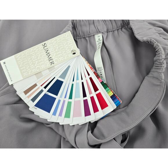 Lululemon Noir Crop Pants – Silverscreen Gray – Size 10 - Picture 5 of 7